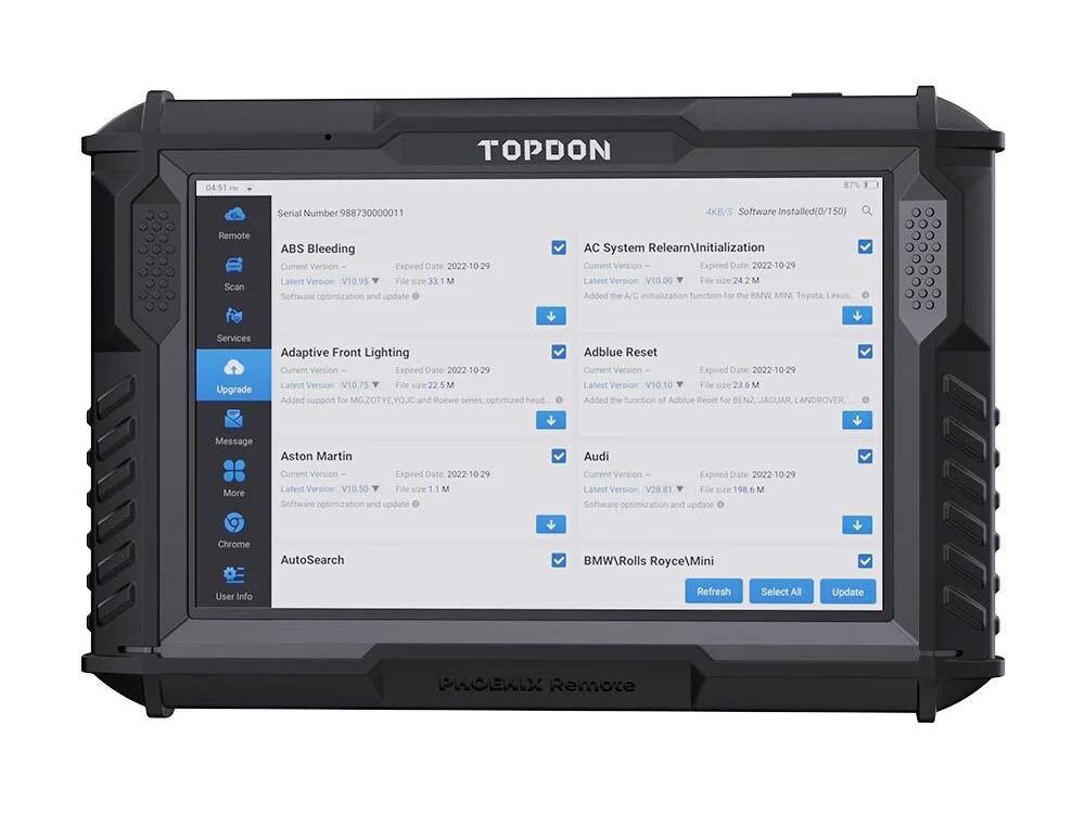 Topdon Phoenix Remote